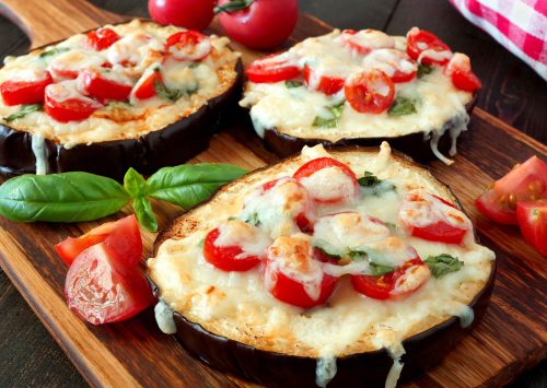 Mini Eggplant Pizza Bites